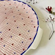 Villeroy & Bosch dessert dish, Gitta model, 1940s-1950s