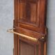 Monumental Art Nouveau wardrobe • walnut & brass