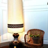 Openwork ceramic floor lamp 1970