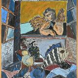 “Angel at the window” by Patrice Giordani 1984