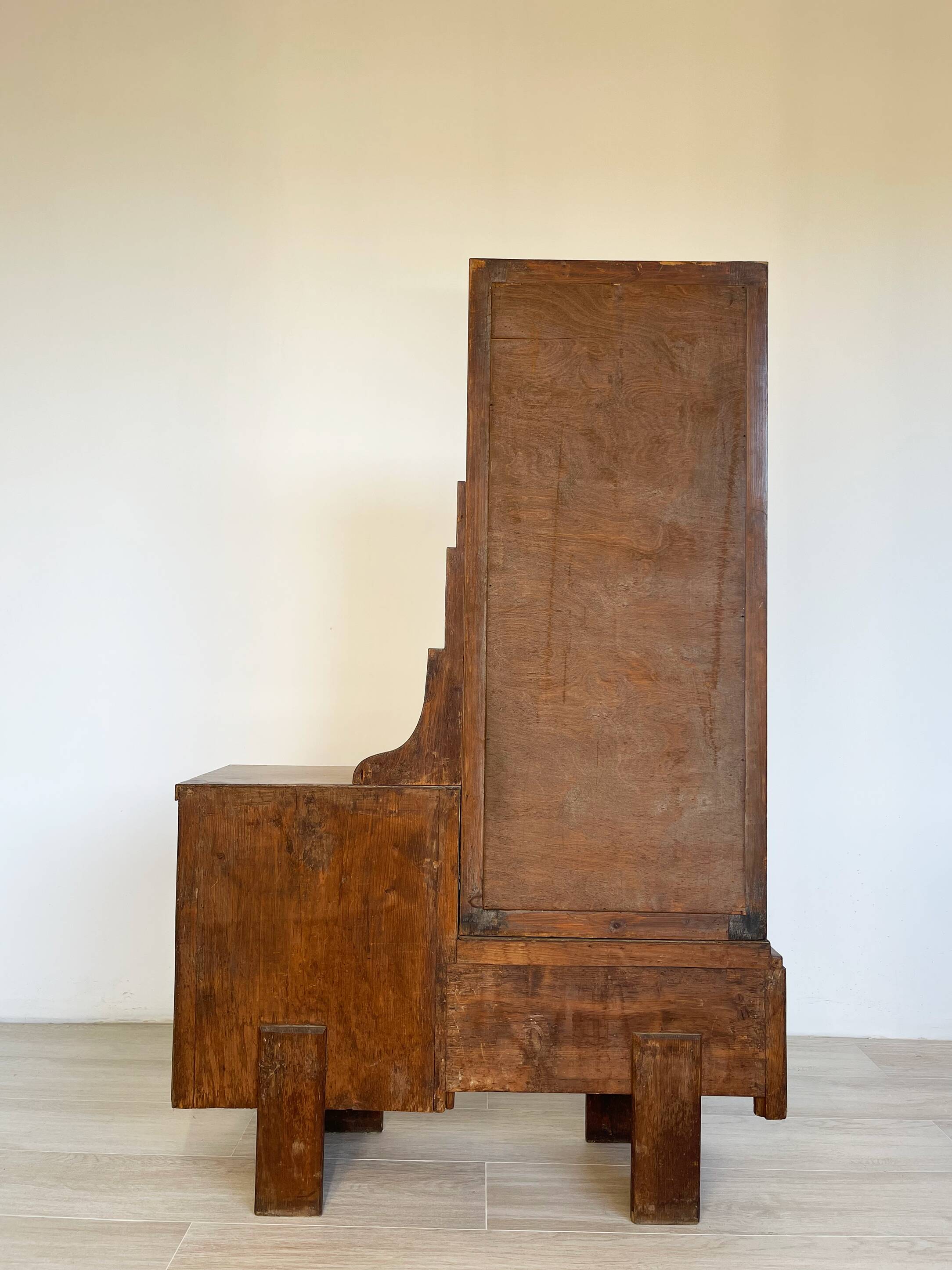 Pétinus/console Art Déco italienne des années 1920/1930.