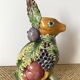 Italian barbotine pitcher Rabbit and fruits