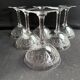 6 champagne coupes Saint Louis service Manon
