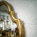 Baroque gilded mirror Louis XV style