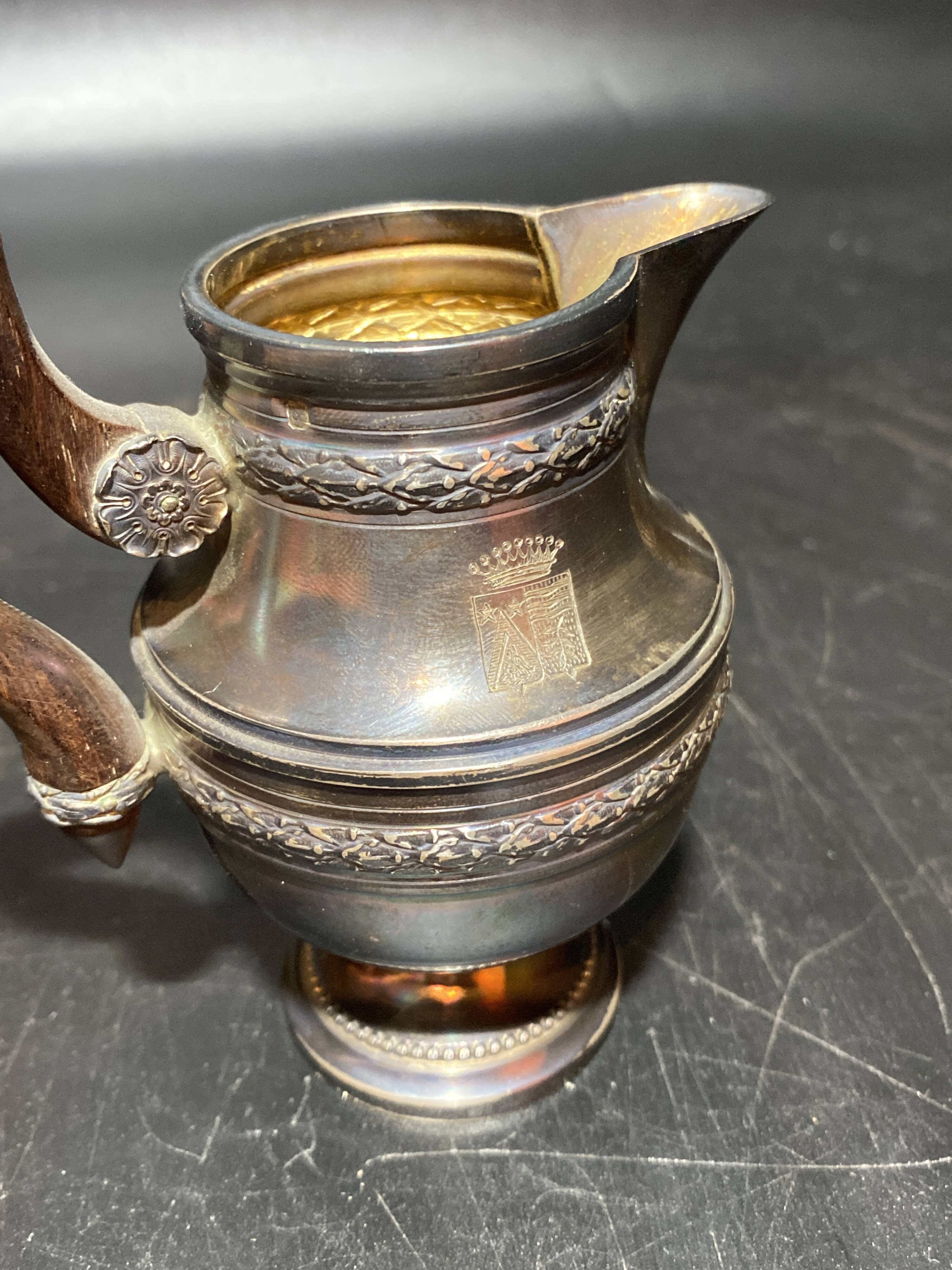 Teapot and milk jug set