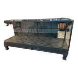 Store display counter, vintage decorative display counter, display case for collection,