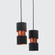 Paire de suspensions vintage by Jo Hammerborg