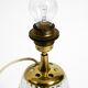 Heavy large Mid Century Modern glass table lamp by Rupert Nikoll Vienna | h