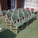 Lot de 15 chaises bistrot de terrasse maison Gatti