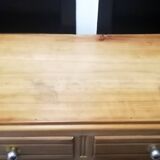 Buffet bas en chêne naturel