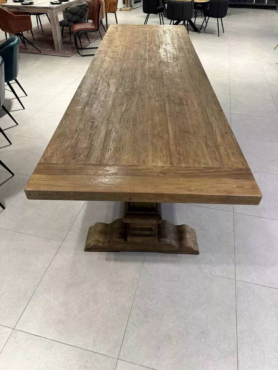 SPIRITO monastery table in solid oak - length 300 cm