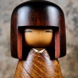 Kokeshi Camelia by Usaburo, Japan, 1970s