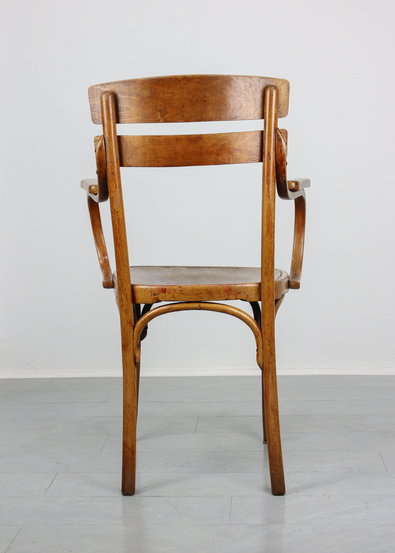 Antique bentwood armchair