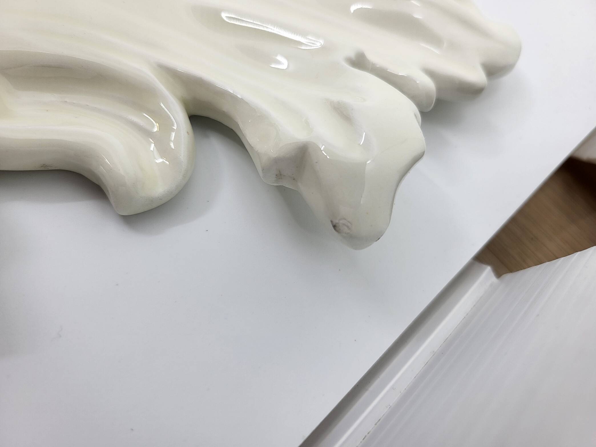 Farnesiana Mirror by Carlo Corvi in ceramic Italy 1950