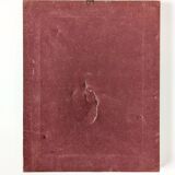 Antique Italian painting with Florentine frame and curved glass
