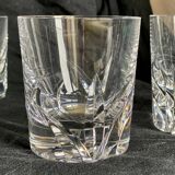 Set of 6 sèvres cut crystal whisky glasses