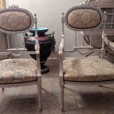 Pair of Louis XVI armchairs - Circa 1900