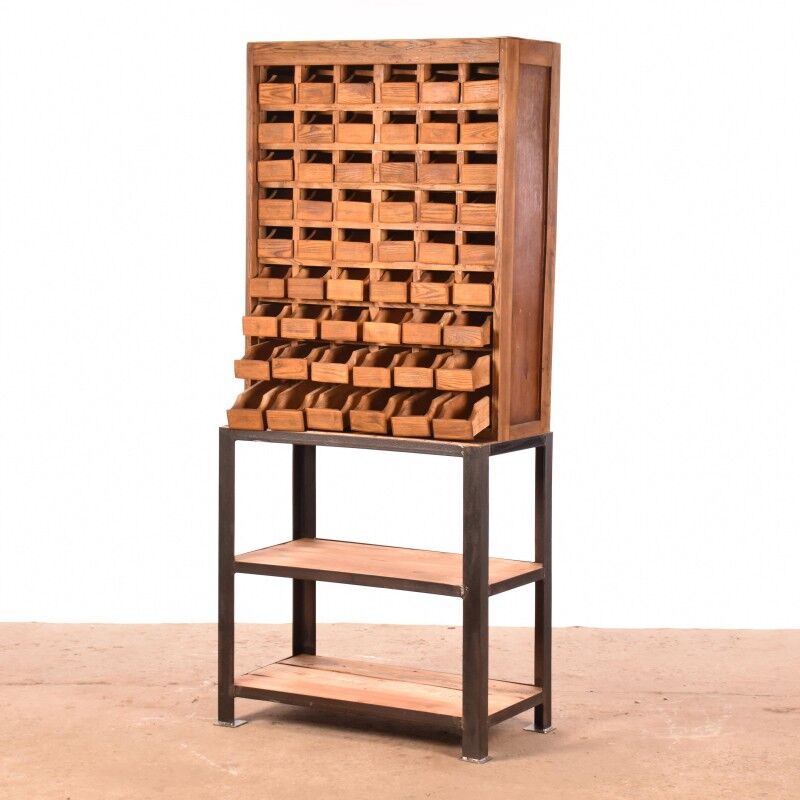 Industrial wall cabinet | old cabinet | vintage sorting cabinet