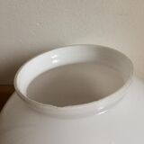 Spherical globe in white opaline