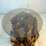 Coffee table, Hollywood Regency, 1980