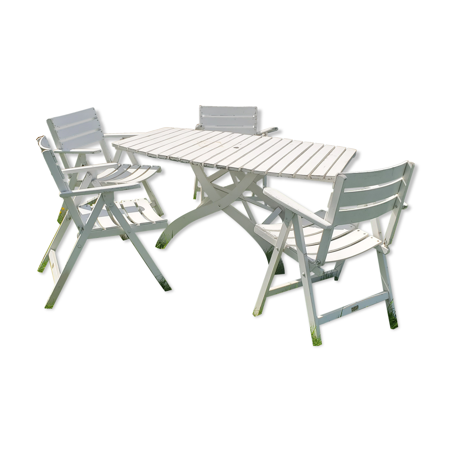 Wooden garden furniture