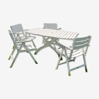 Salon de jardin en bois