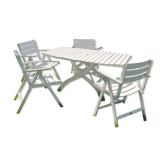Wooden garden furniture
