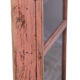 Shelf - Burmese teak wall display case with its beautiful pink patina