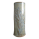 Vase rouleau/tube en grès ciselé et vernissé signé