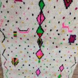 Handmade wool Berber rug 247 X 140 CM