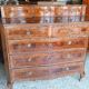 Commode ancienne plaquée et incrustée, XVIIIe siècle, Italie du Nord