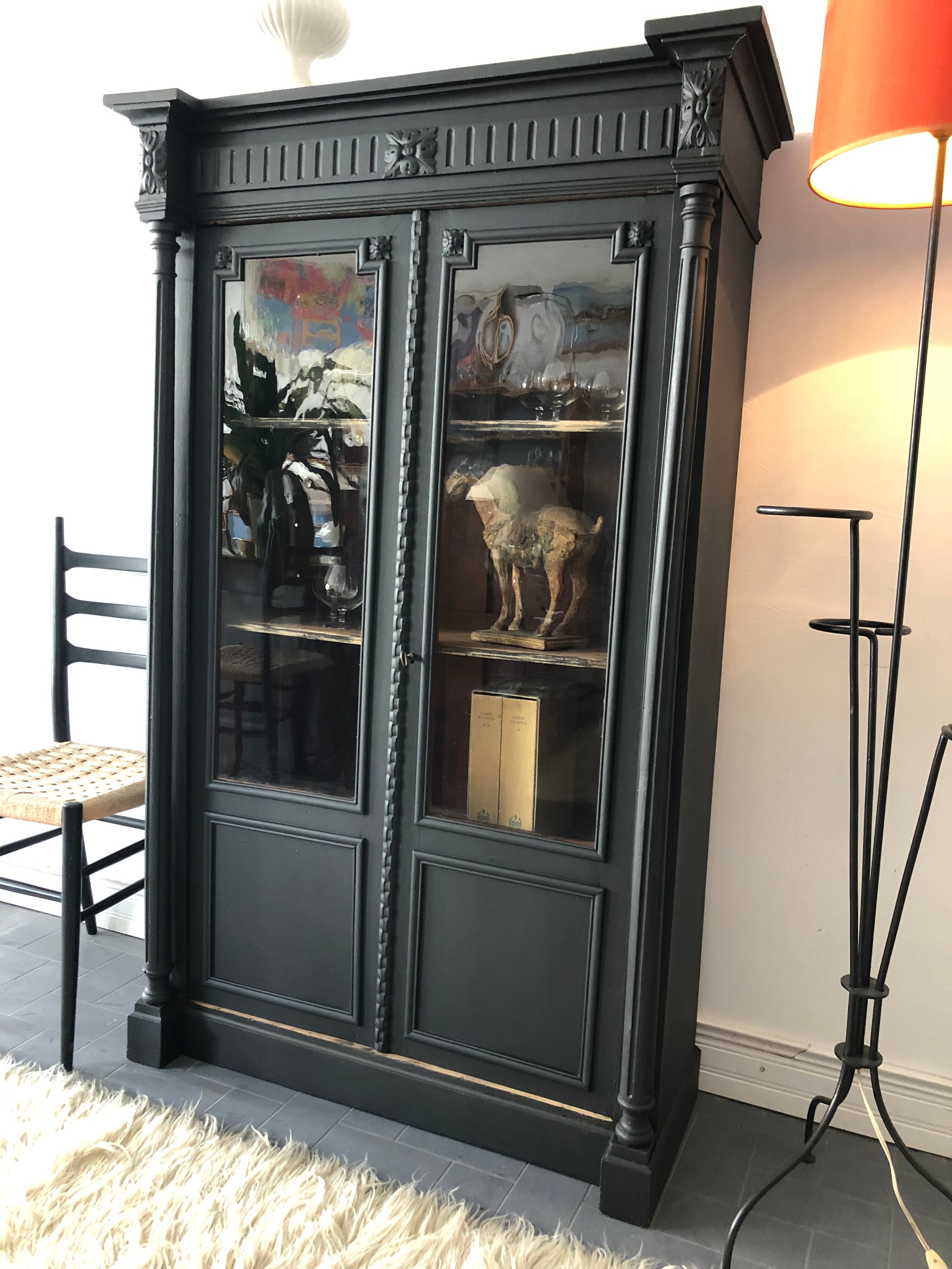 Glass cabinet late nineteenth century