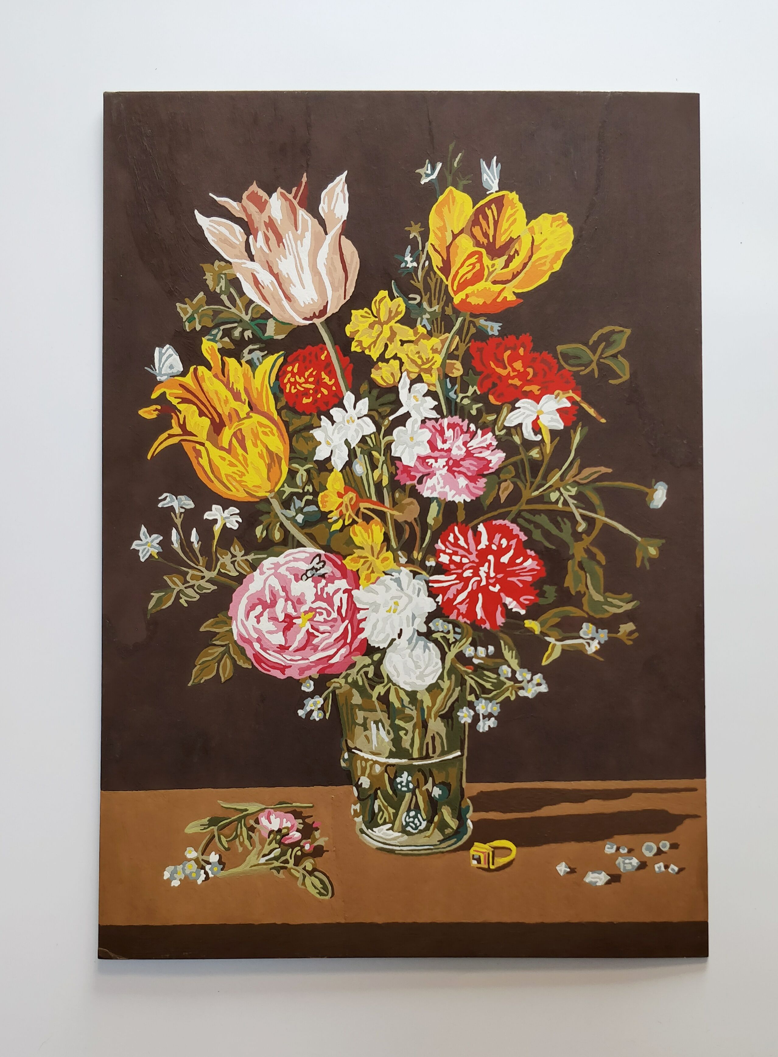 Peinture bouquet de fleurs