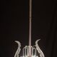 Set of 5 Art Decò Fountain Chandelier By Barovier e Toso, Murano Glass, 194