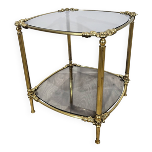 Table d'appoint en laiton, - 1950