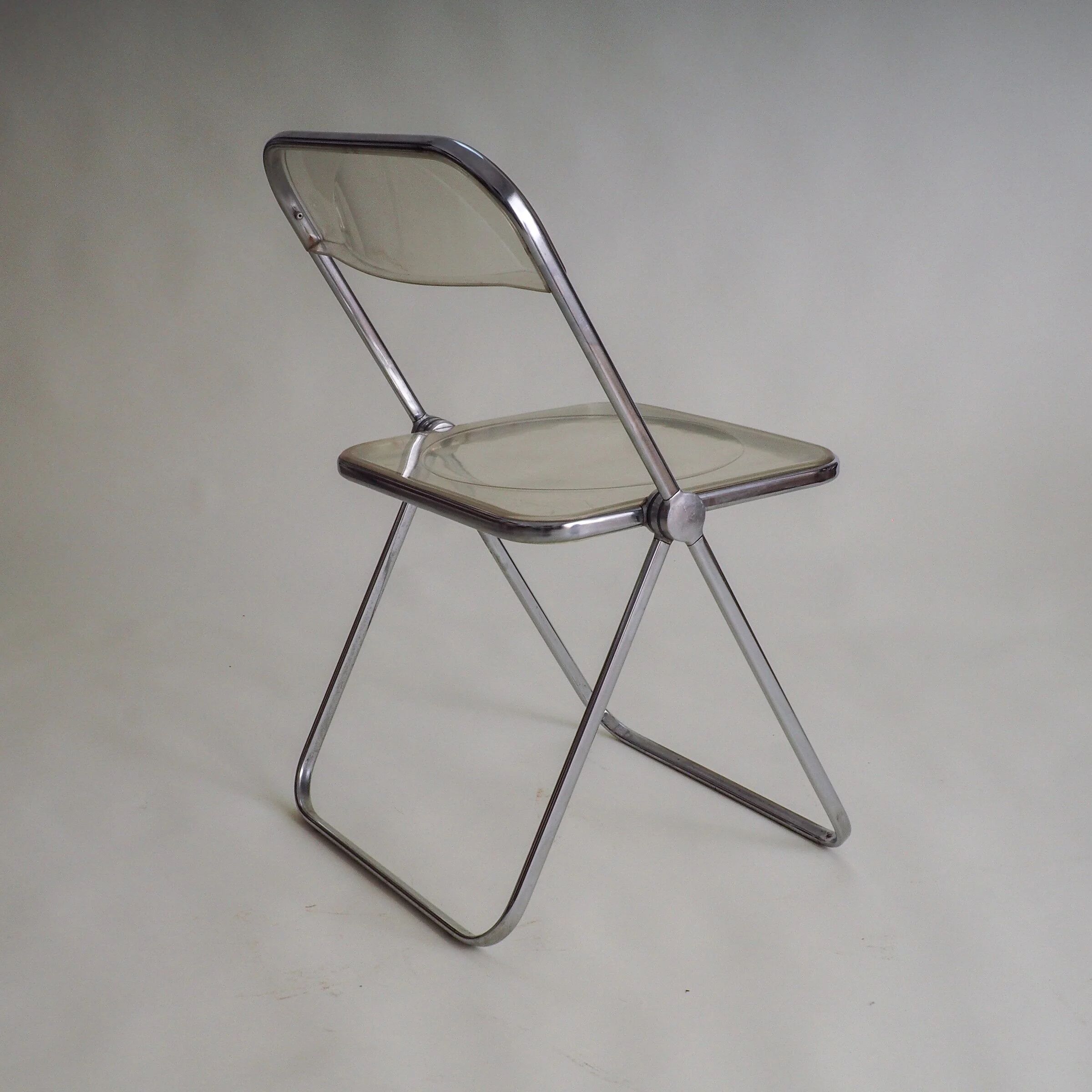 2 Plia folding chairs by Giancarlo Piretti for Anonima Castelli