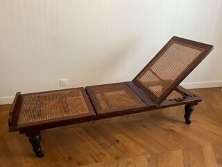 Victorian Antique Folding and Adjustable Divan