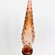 Old pink Empoli glass decanter 1960