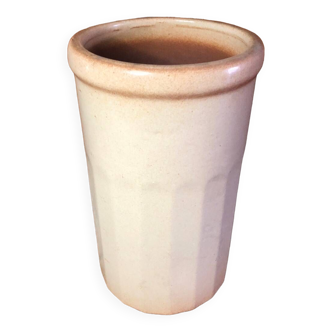 Old digoin stoneware brick wine bucket cooler made in france vintage