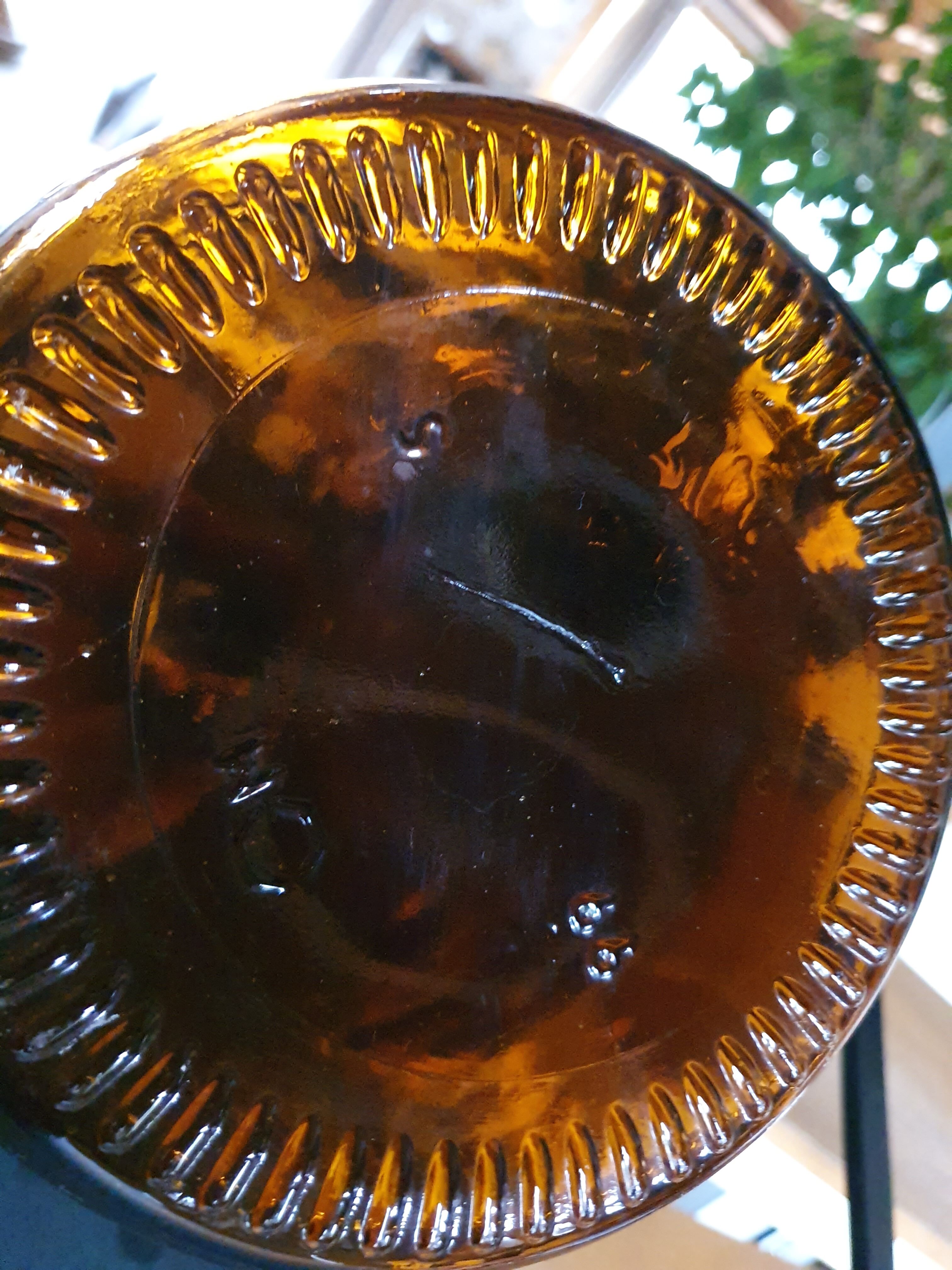 Demijohn ancient amber