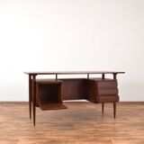 Mid-Century Polish Double-Sided Desk from Poznańskie Fabryki Mebli, 1960s.