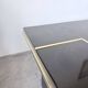 "Rizzo" lacquered and brass coffee-bar table from the 1970s.