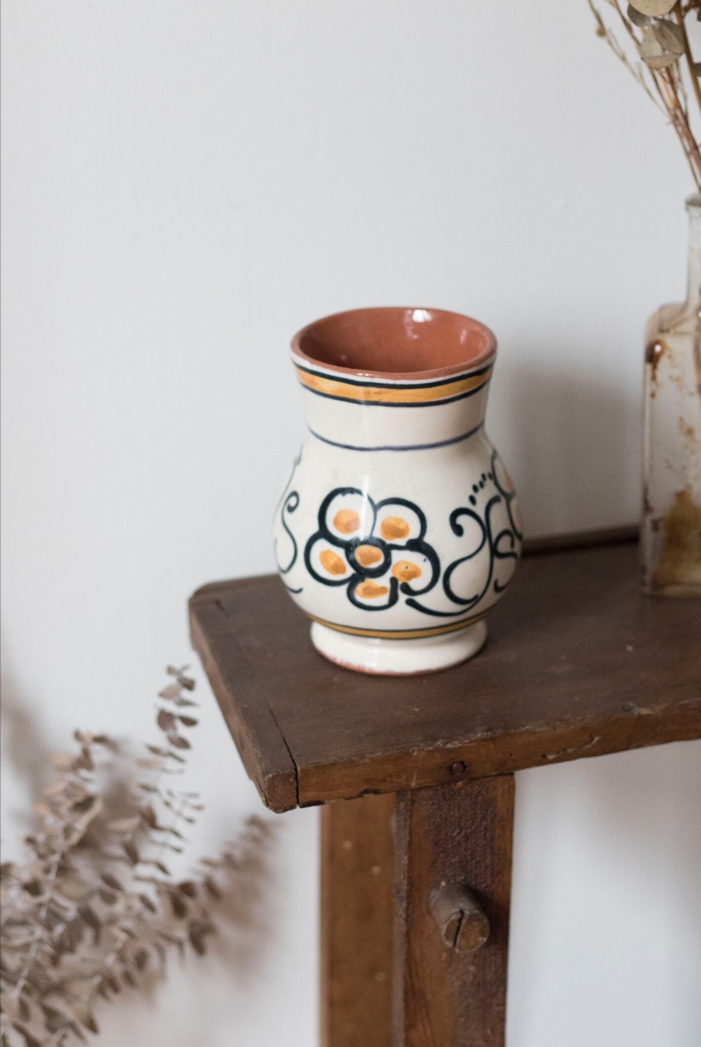 Pitcher - antique ceramic vase