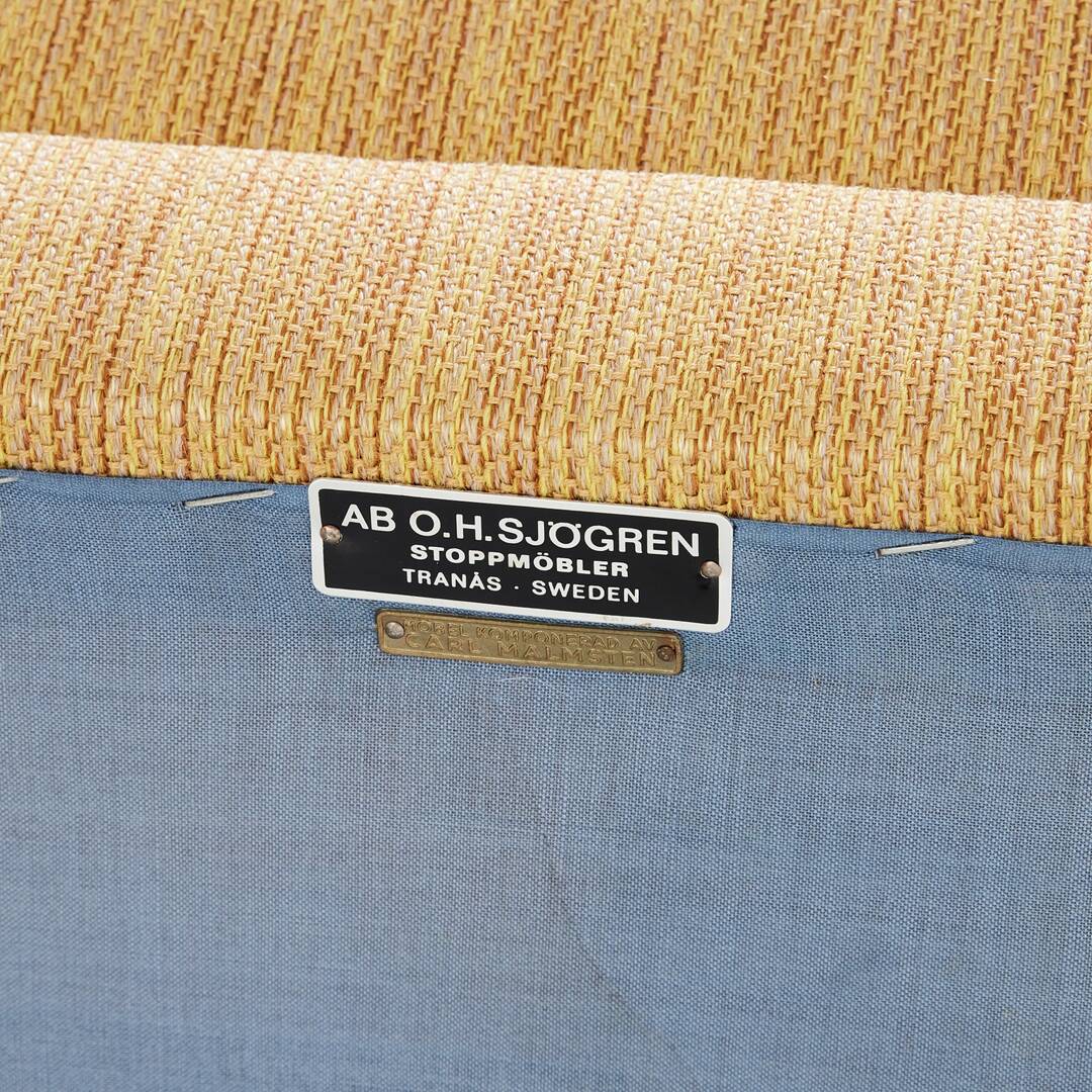 CARL MALMSTEN SOFA "Patronen", with marking AB OH Sjögren SWEDEN