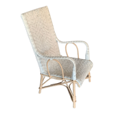 Fauteuil en osier années 40