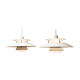 Pair of vintage poulsen ph5 scandinavian pendant lamp