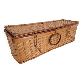 Vintage wicker box