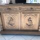 Buffet ancien sculpté et sablé