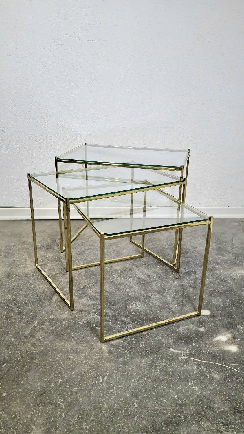 70s Regency Nesting Tables (Set of 3)