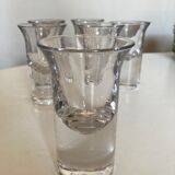Set of 6 Scandinavian wine glasses 1970